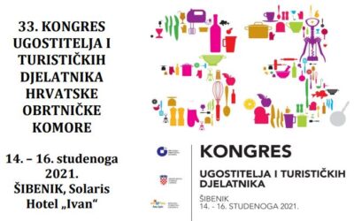 Šibenik-Solaris: 33. Kongres ugostitelja i turističkih djelatnika Hrvatske obrtničke komore od 14.-16.11.